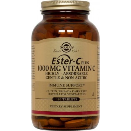 SOLGAR Ester C 1000mg 180 Ταμπλέτες